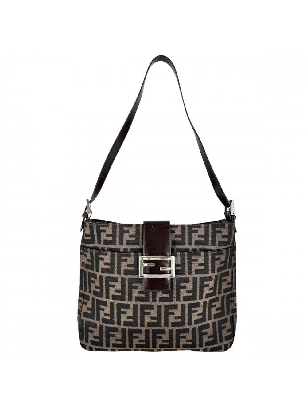 Fendi Vintage Shoulder Bag Zucca Canvas #375884F13B